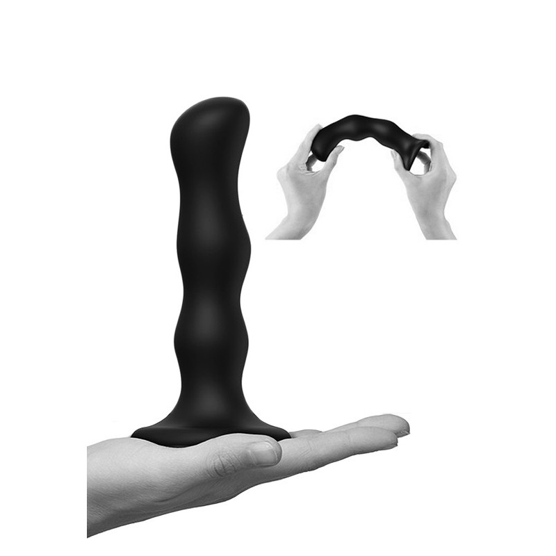 Dildo Ondulado Com Esferas Interiores Strap-On-Me - Tamanho M