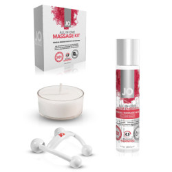 Kit De Massagem Com Efeito Calor Tudo-Em-Um - 30ml