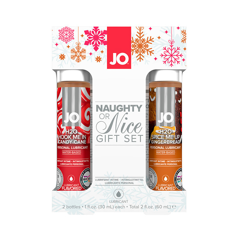 Kit 2 Lubrificantes Comestíveis - Rebuçado / Bolacha de Gengibre 30 ml