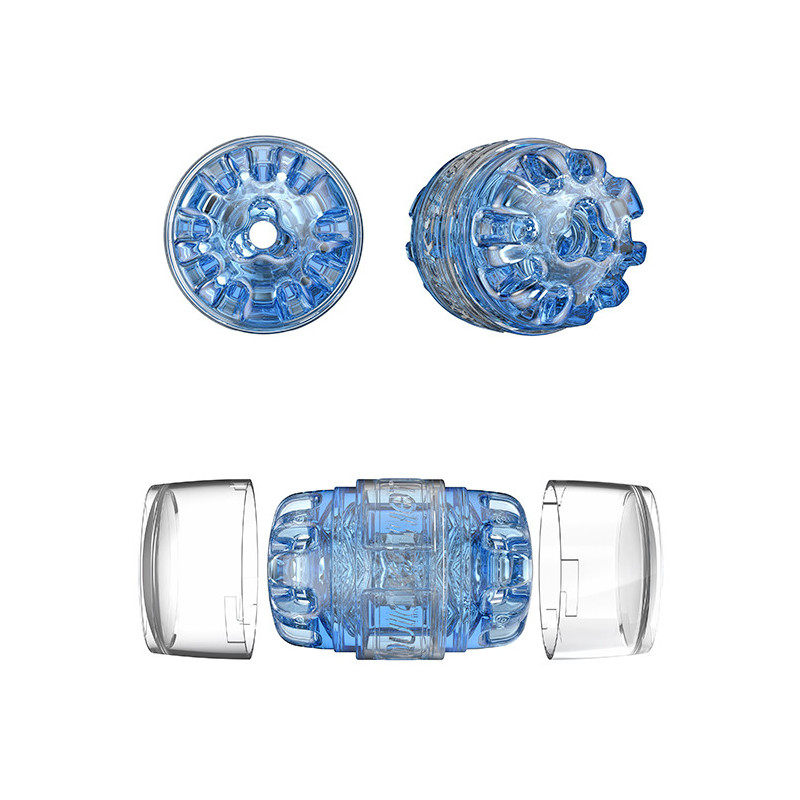 Masturbador Fleshlight Quickshot Turbo Blue Ice