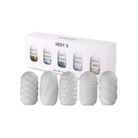 Kit De 5 Masturbadores Svakom Hedy X