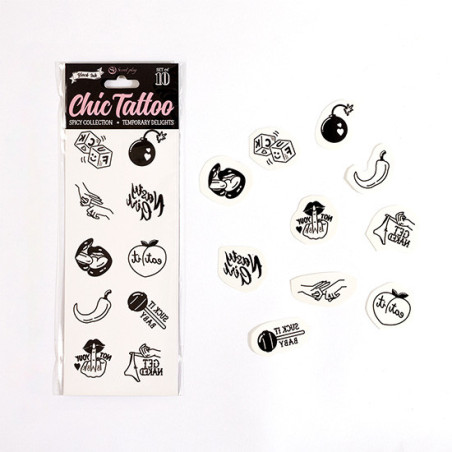 Tatuagens Provisórias Coleção Spicy