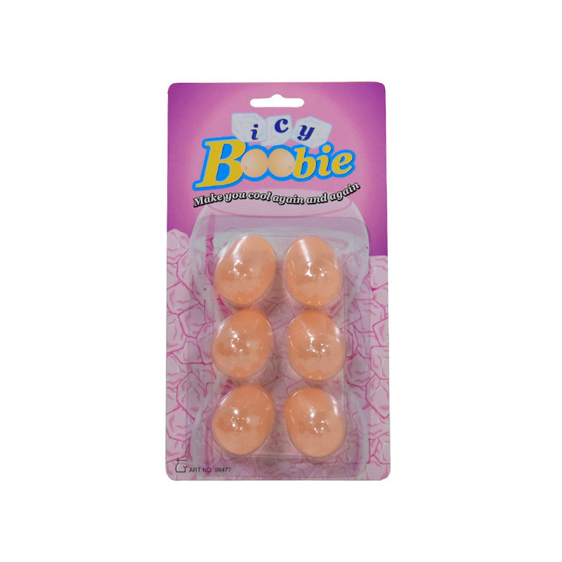 Cubos de gelo em forma de peitos Cubos de gelo em forma de peitos
