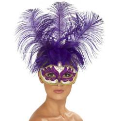 Máscara Veneziana - Roxo