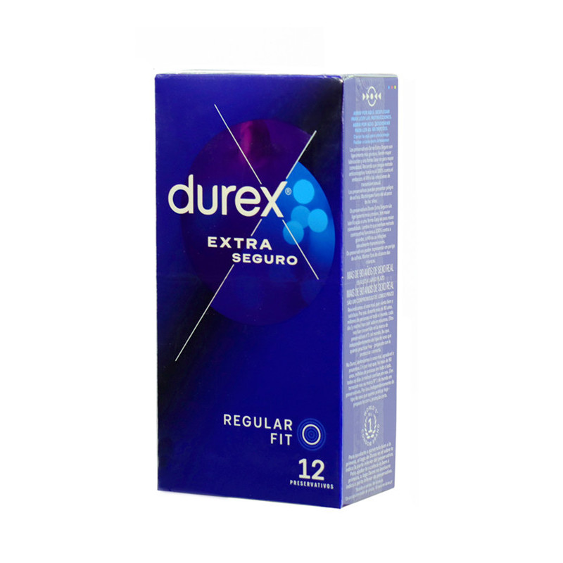 Preservativos Durex - Extra Seguro 12un Preservativos Durex - Extra Seguro 12un