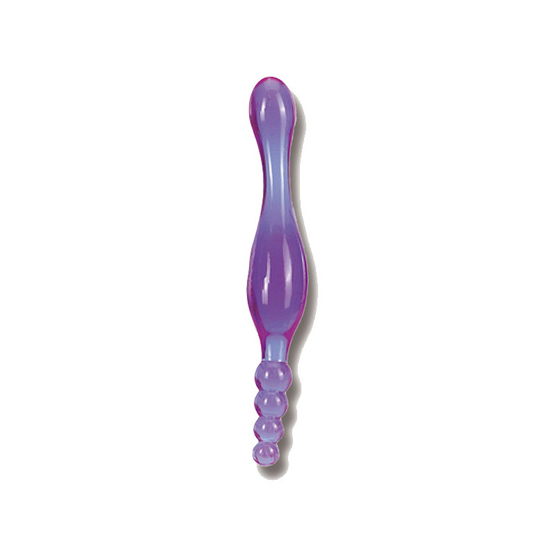 Consolador Dupla Função Com Bolas - 20cm Consolador Dupla Função Com Bolas - 20cm