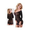 Vestido Transparente - Negro