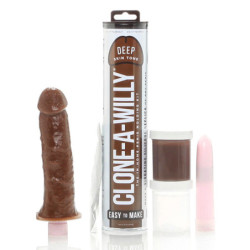 Kit Réplica Pénis - Clone-A-Willy Escuro
