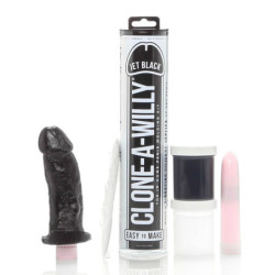 Kit Réplica Pénis - Clone-A-Willy Negro