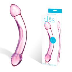 Consolador Double Trouble Gläs -  19cm