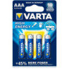 Pilhas Varta Hi Energy Alcalinas AAA/LR3 - Pack 4