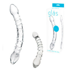Dildo Duplo Vidro Gläs