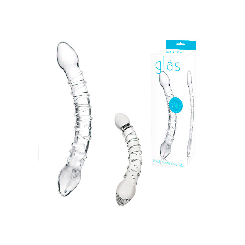 Dildo Duplo Vidro Gläs Dildo Duplo Vidro Gläs