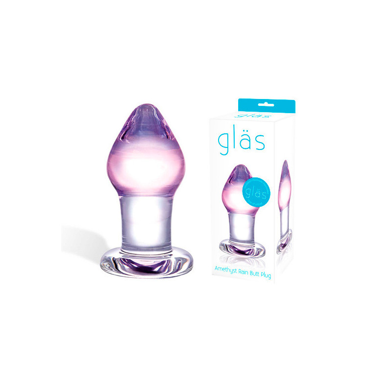 Plug Anal Vidro Médio - 7cm Plug Anal Vidro Médio - 7cm