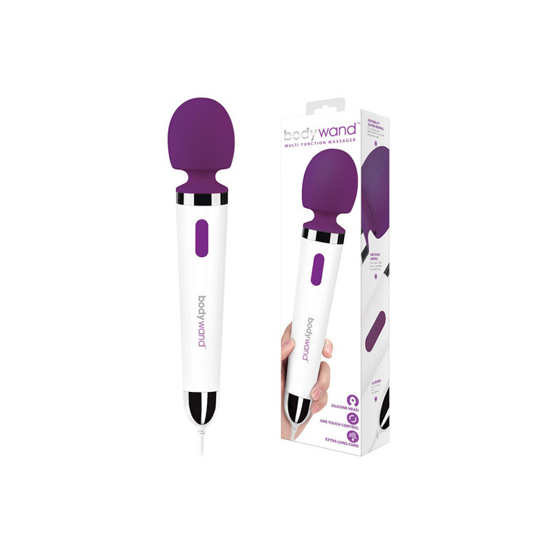 Massajador Profissional Eléctrico 8 Vibrações Roxo - BodyWand Massajador Profissional Eléctrico 8 Vibrações Roxo - BodyWand