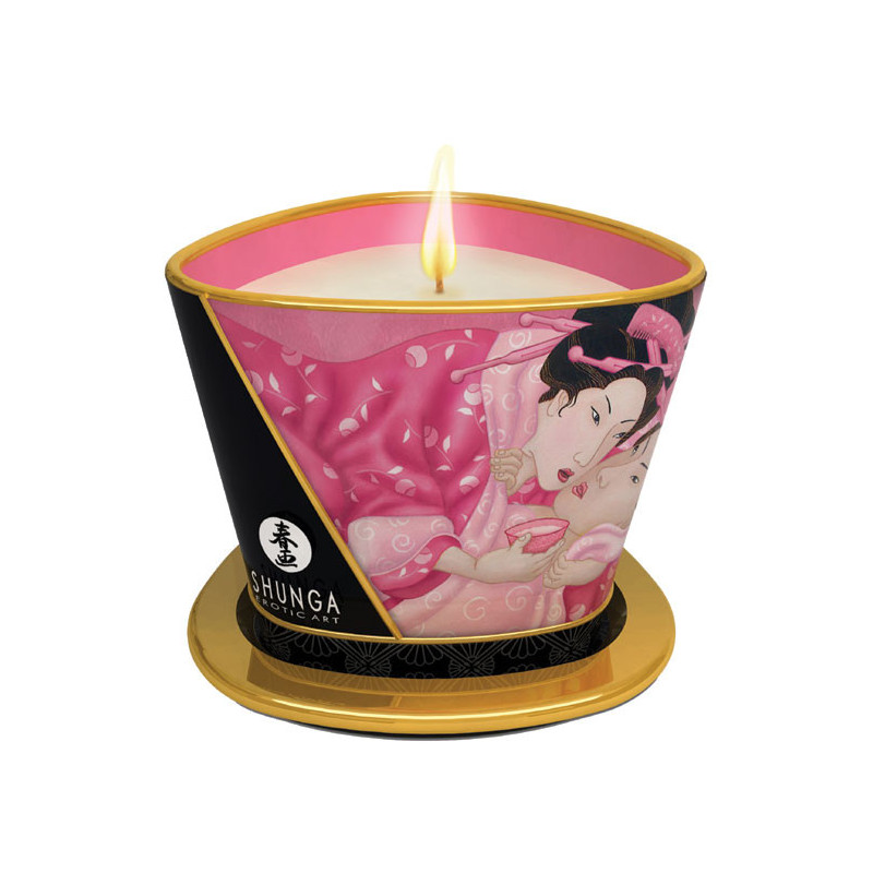 Vela Massagem Pétalas Rosa 170ml - Shunga Vela Massagem Pétalas Rosa 170ml - Shunga
