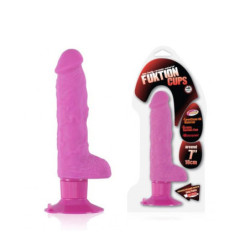 Vibrador Com Ventosa - 13cm Rosa