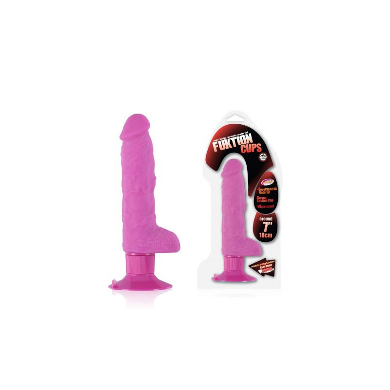 Vibrador Com Ventosa - 13cm Rosa Vibrador Com Ventosa - 13cm Rosa