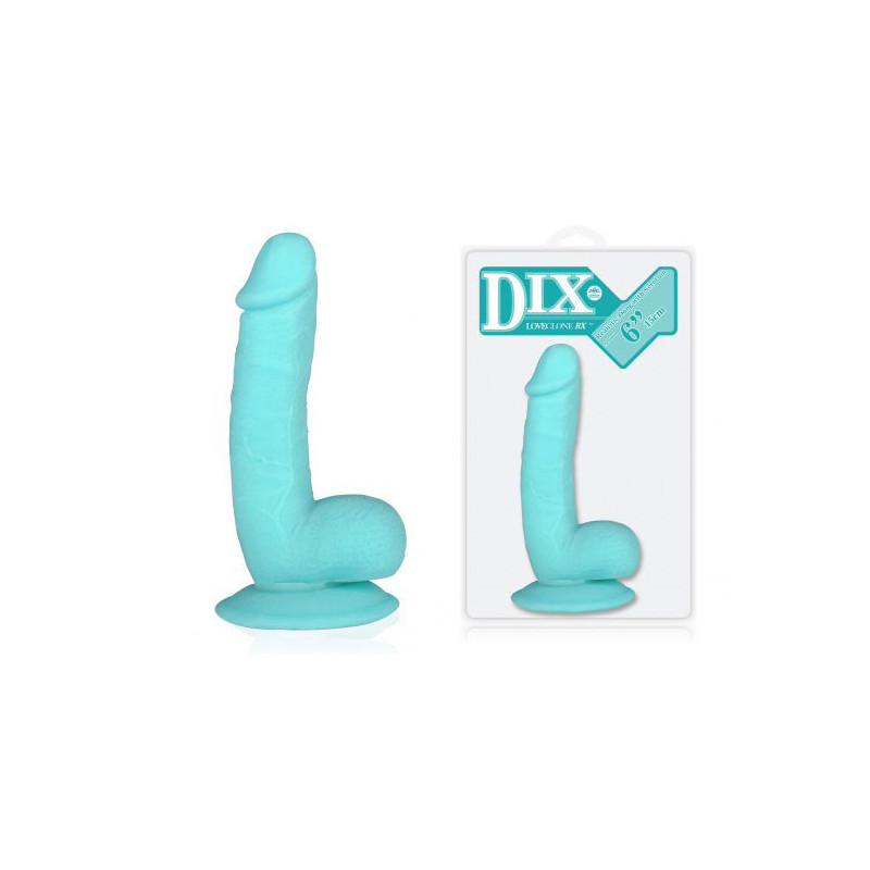 Dildo Com Ventosa 12cm - Azul Dildo Com Ventosa 12cm - Azul