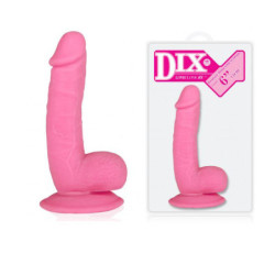 Dildo Com Ventosa 12cm - Rosa