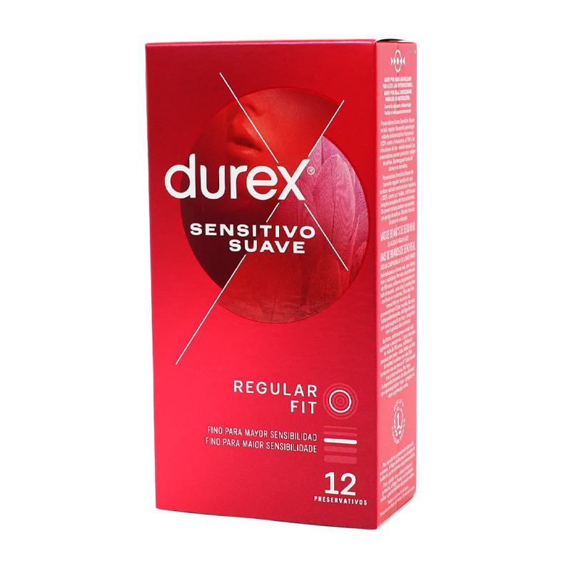 Preservativos Sensitivo Suave Durex - 12uni Preservativos Sensitivo Suave Durex - 12uni