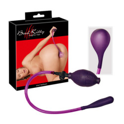 Plug Anal Insuflável - 8cm Roxo