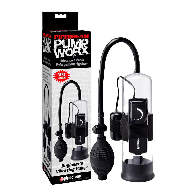 Bomba de Vácuo Com Vibração 19cm - Pump Worx Bomba de Vácuo Com Vibração 19cm - Pump Worx