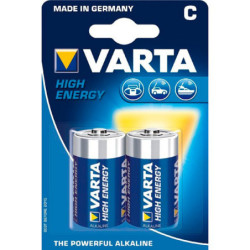 Pilhas Varta Hi Energy Alcalinas C/LR14 - Pack 2