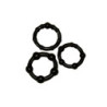 Conjunto Anéis Ereção - 21 - 23 - 24mm Preto