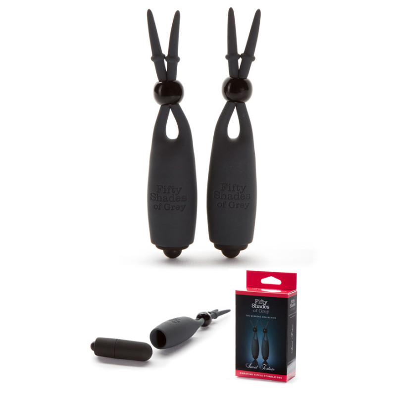 Pinças Com Vibração - 50 Sombras De Grey Pinças Com Vibração - 50 Sombras De Grey