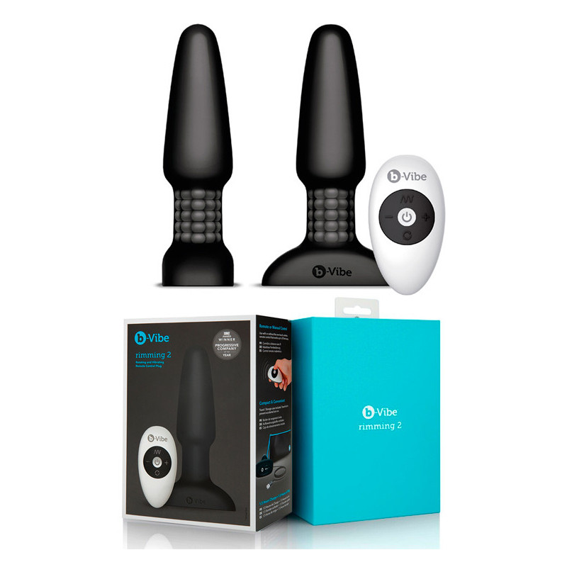 Plug Anal Comando À Distância - Rimming b-Vibe 2 Plug Anal Comando À Distância - Rimming b-Vibe 2
