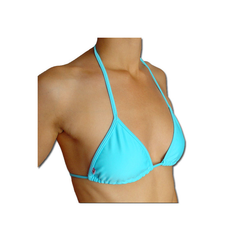 Top Bikini Brasileiro médio - Azul Turquesa