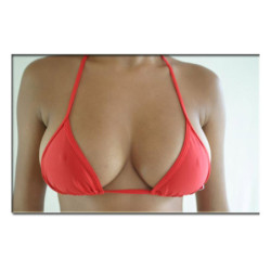 Top Bikini Brasileiro médio - Encarnado