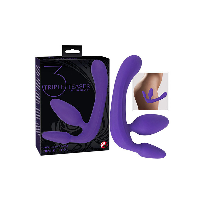 Arnés Triplo Prazer - 15cm Arnés Triplo Prazer - 15cm