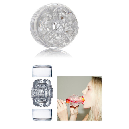 Masturbador Transparente - Flesh Light QuickShot
