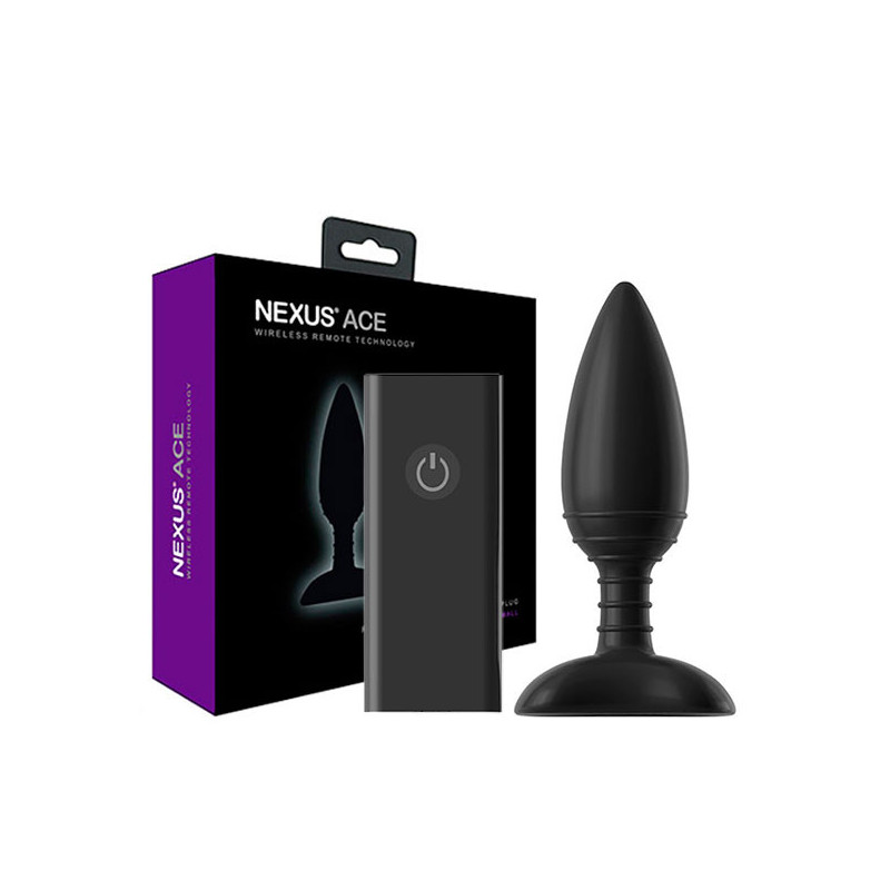 Nexus Ace S - Plug Anal Vibração 10cm - Pequeno Nexus Ace S - Plug Anal Vibração 10cm - Pequeno