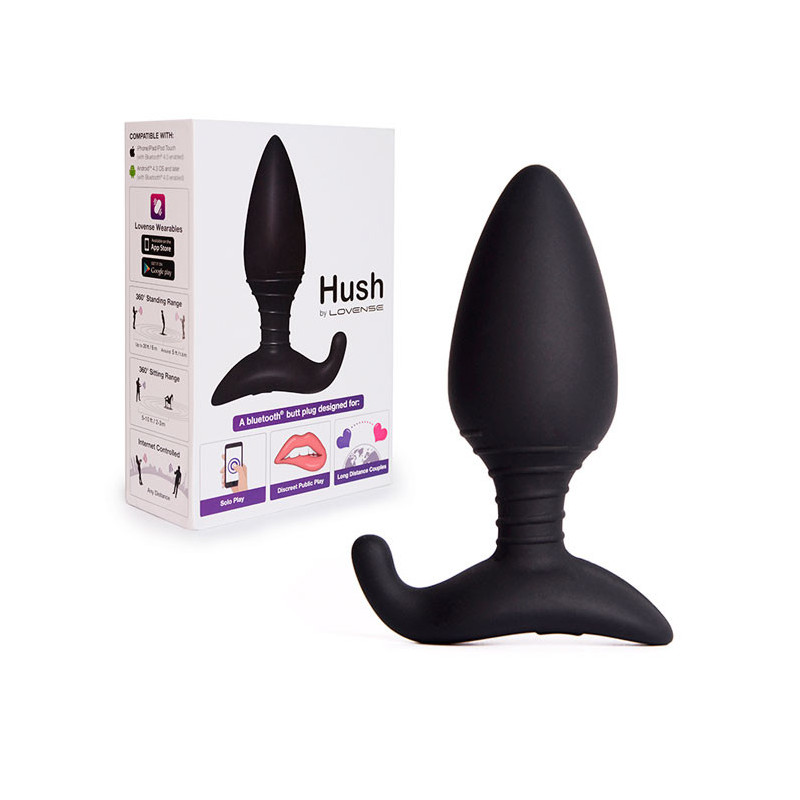 Plug Anal Com APP Grande - Hush 44mm Plug Anal Com APP Grande - Hush 44mm