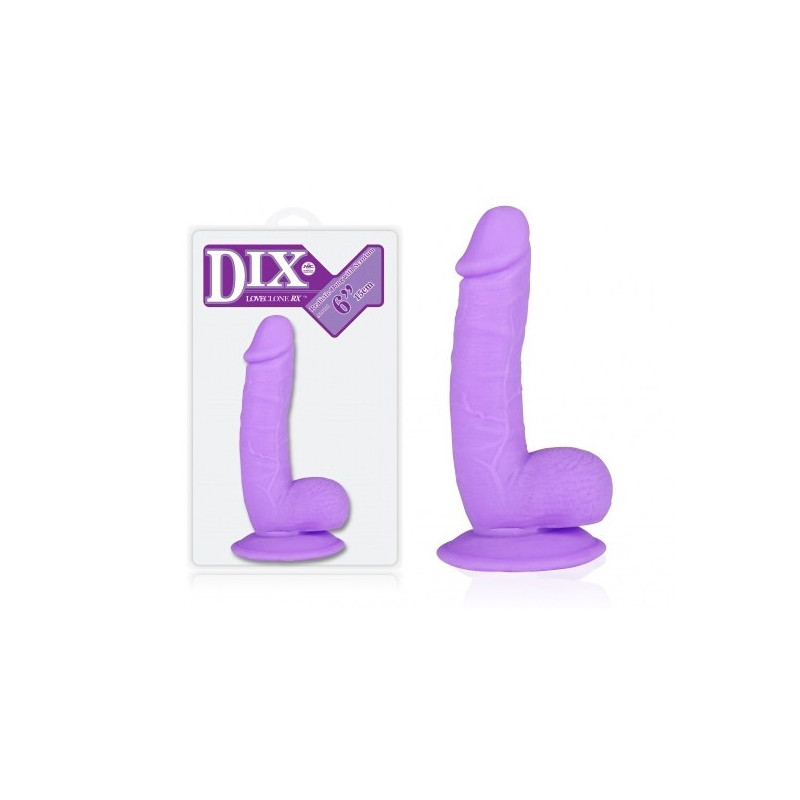 Dildo Com Ventosa 12cm - Lilás Dildo Com Ventosa 12cm - Lilás