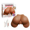 Masturbador Realístico Vagina e Anus - Castanho