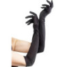 Luvas compridas de lycra -Negro